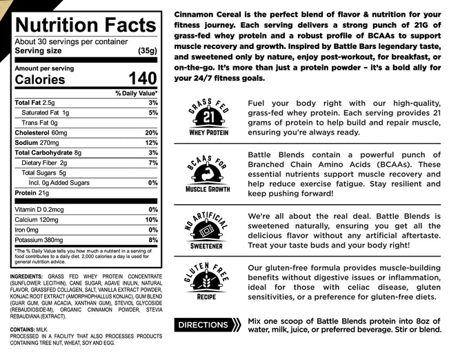 Cinnamon Cereal Protein Powder (2.31lbs)