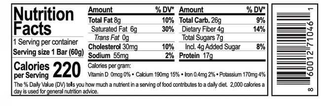 Cinnamon Cereal Protein Bar