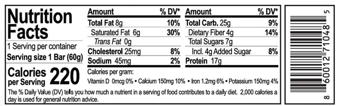 Stella Blue Dark Chocolate Espresso Protein Bar