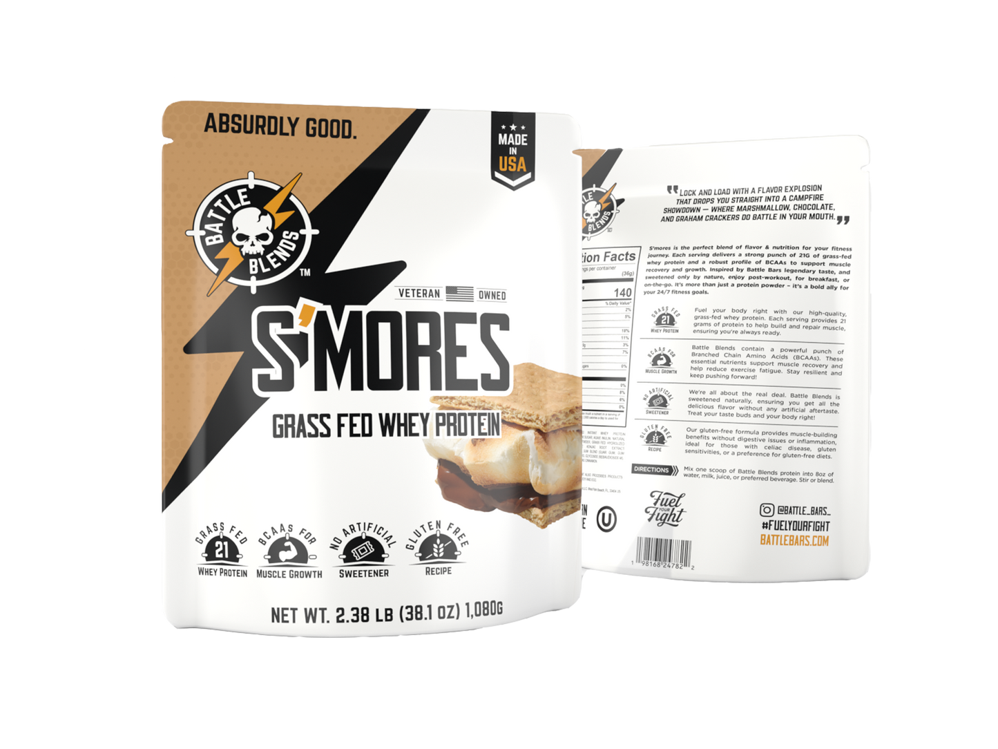 Smores Protein Powder (2.38lbs)