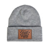 Fuel Your Fight Leather Patch Cuff Beanie