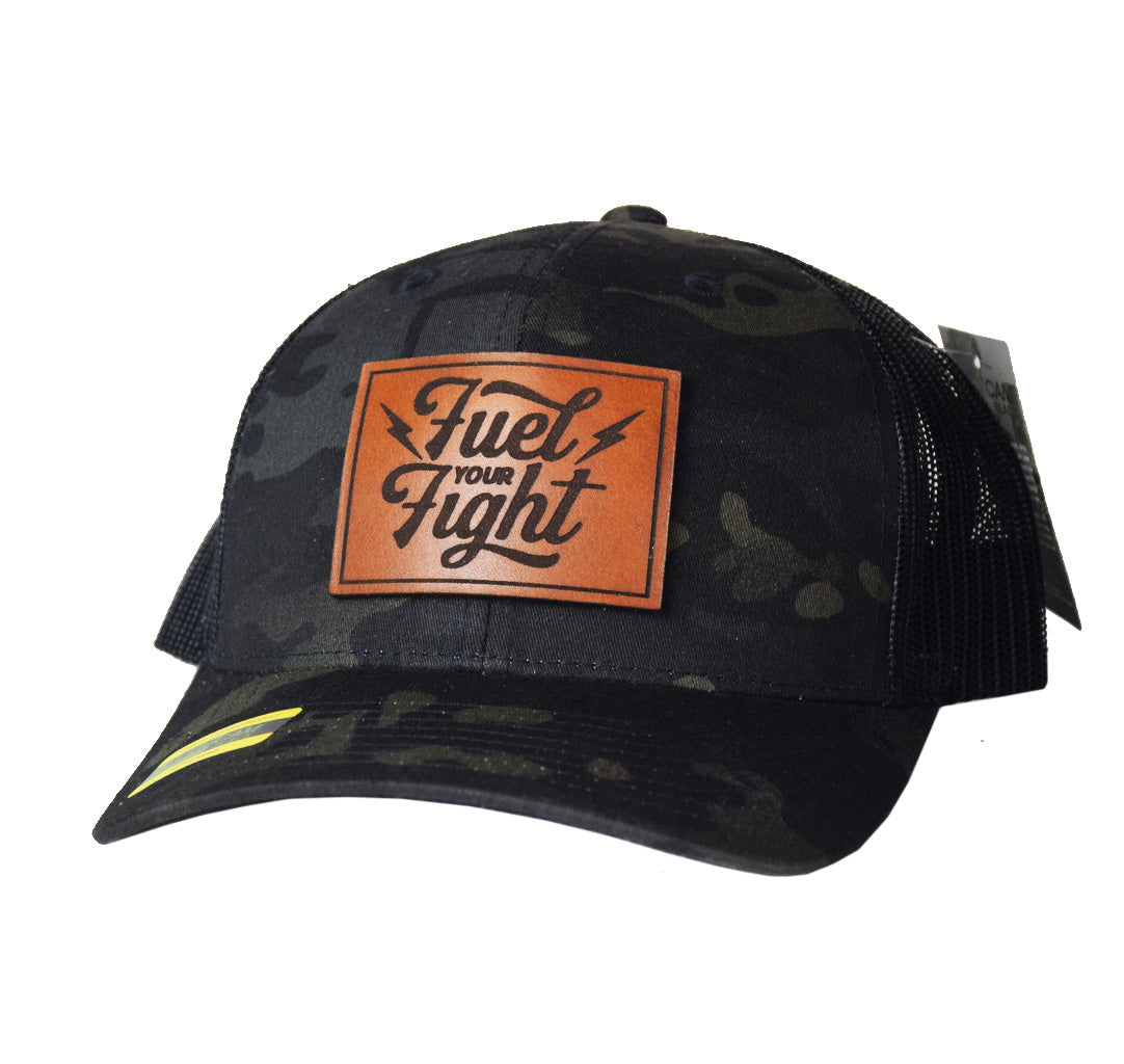 Fuel Your Fight Leather Snapback