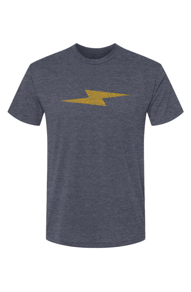 Battle Bars Topo Bolt Triblend Tee