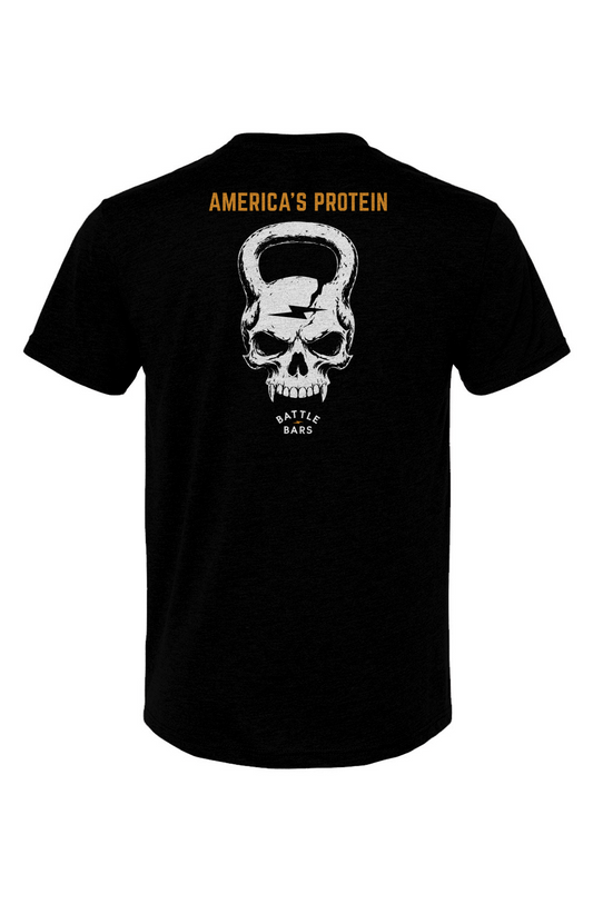 Kettlebell Skull Triblend Tee