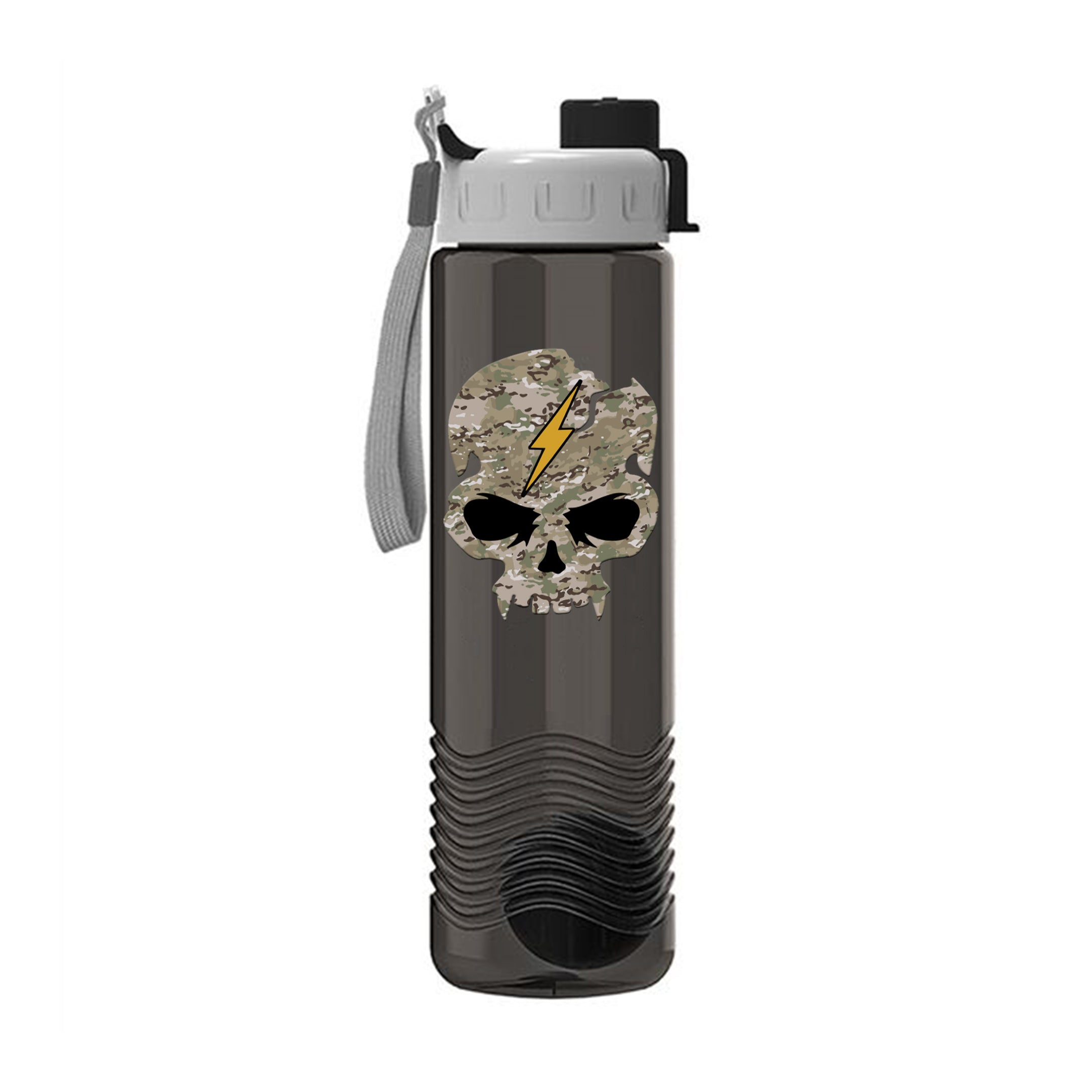 Battle Bars Camo Skull Shaker Bottle