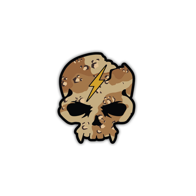 Battle Bar Skull Sticker