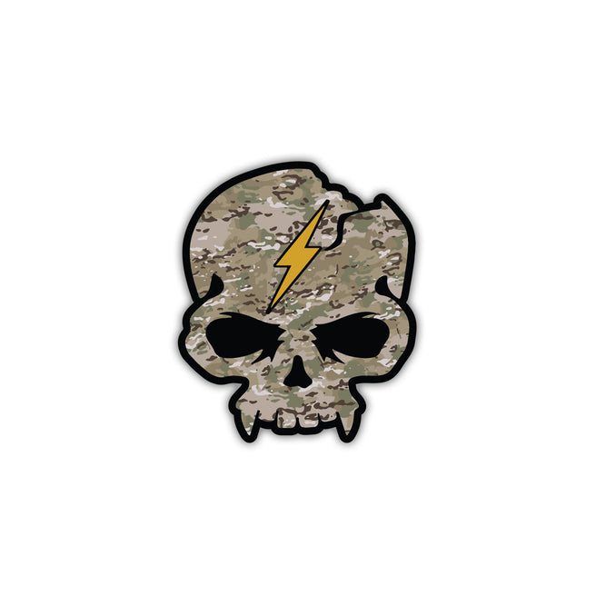 Battle Bar Skull Sticker