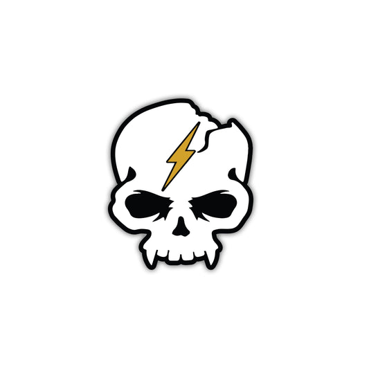 Battle Bar Skull Sticker