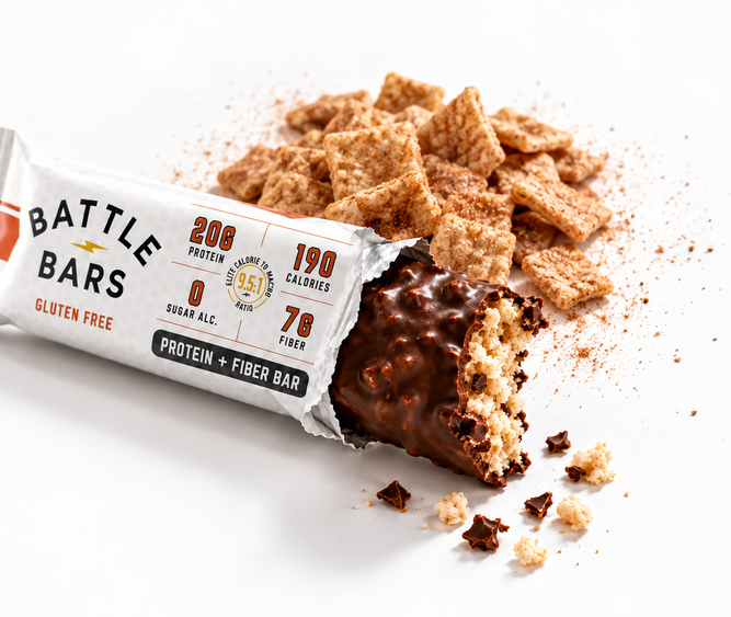 BATTLE BARS - 20G PROTEIN | 7G FIBER | 190 CAL