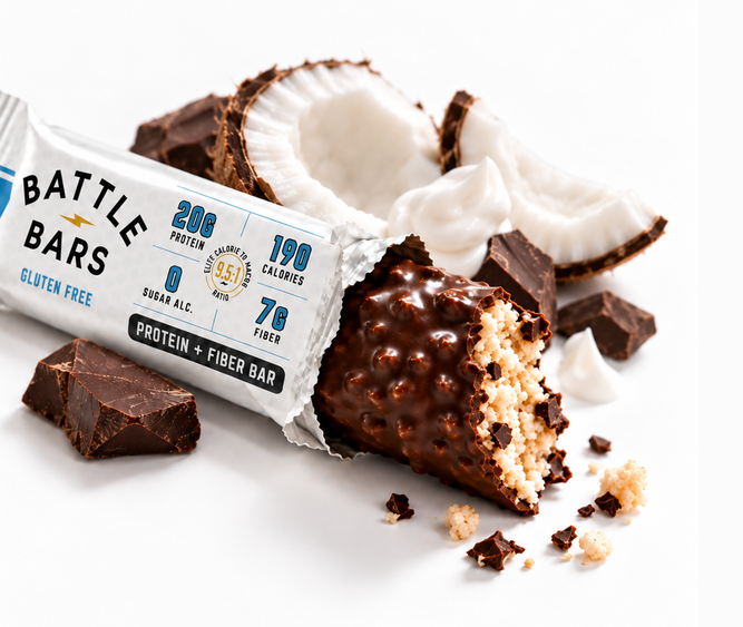 BATTLE BARS - 20G PROTEIN | 7G FIBER | 190 CAL
