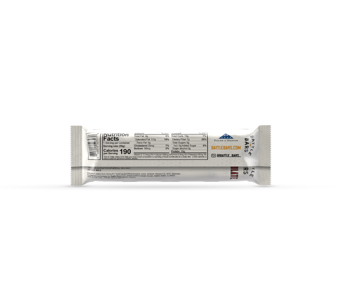 Battle Bars Chocolate nutrition facts