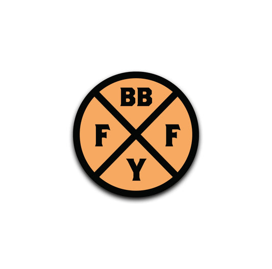 BB FYF Cross Circle Sticker