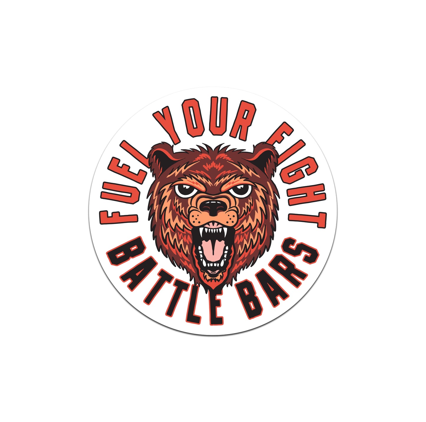 Fuel Your Fight Bear Sticker