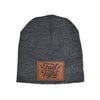 Fuel Your Fight Leather Patch Beanie