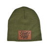 Fuel Your Fight Leather Patch Beanie