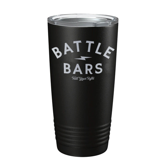 Battle Bars Bolt Logo Engraved Tumbler
