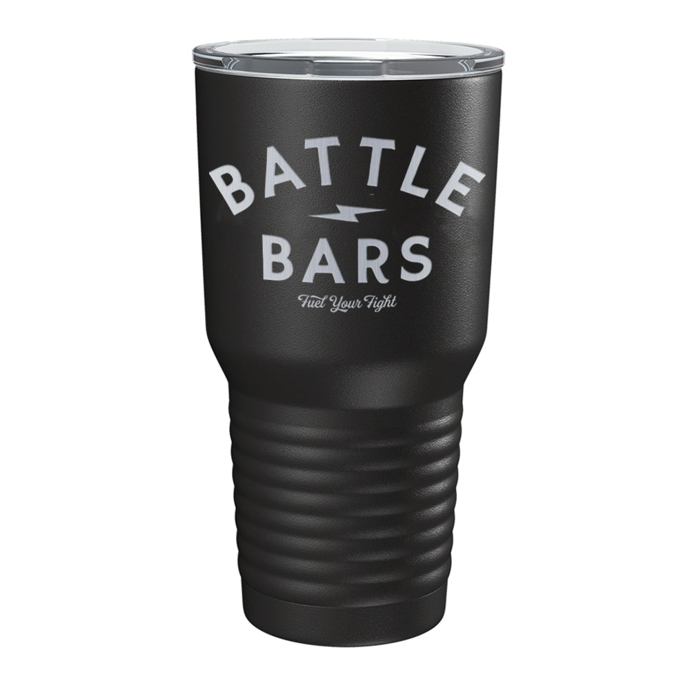 Battle Bars Bolt Logo Engraved Tumbler
