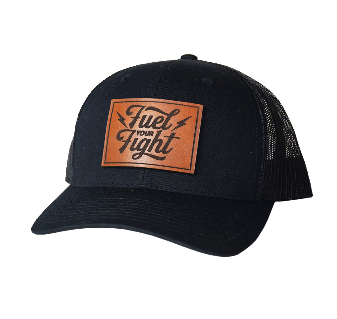 Fuel Your Fight Leather Snapback