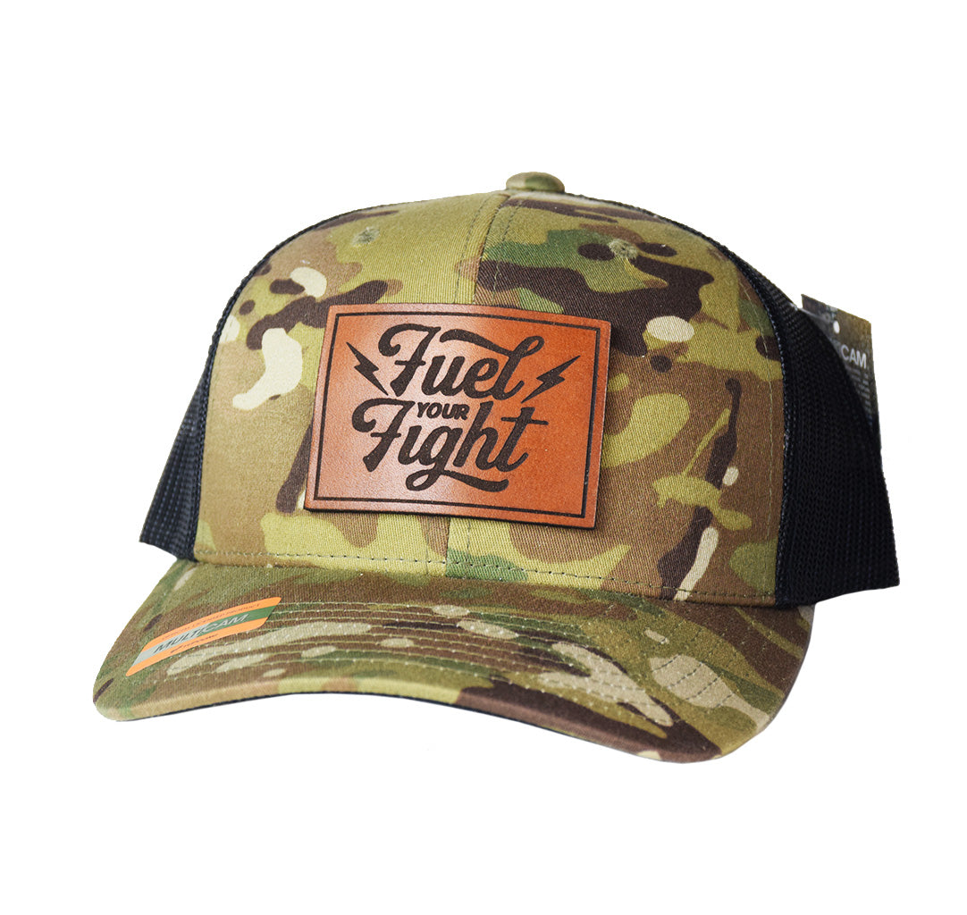 Fuel Your Fight Leather Snapback